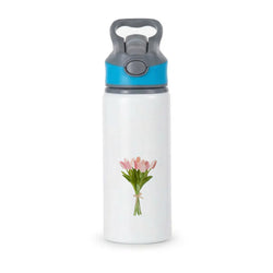 Spring Tulips Active Water Bottle - Blue