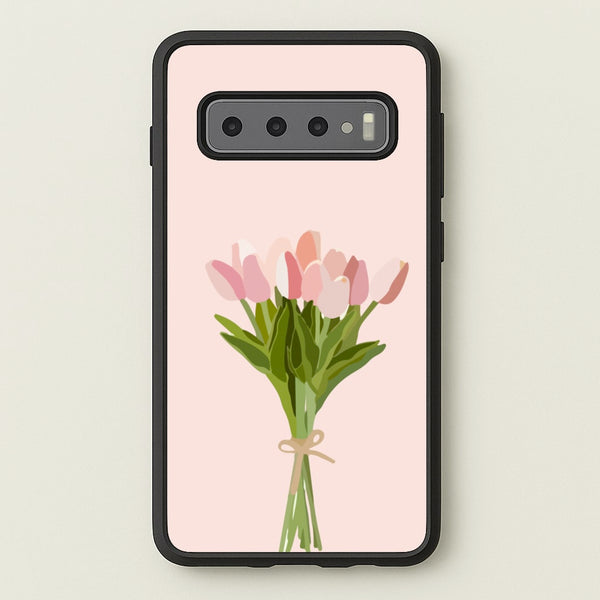 Spring Tulips  - Easter Phone Case for Galaxy S10