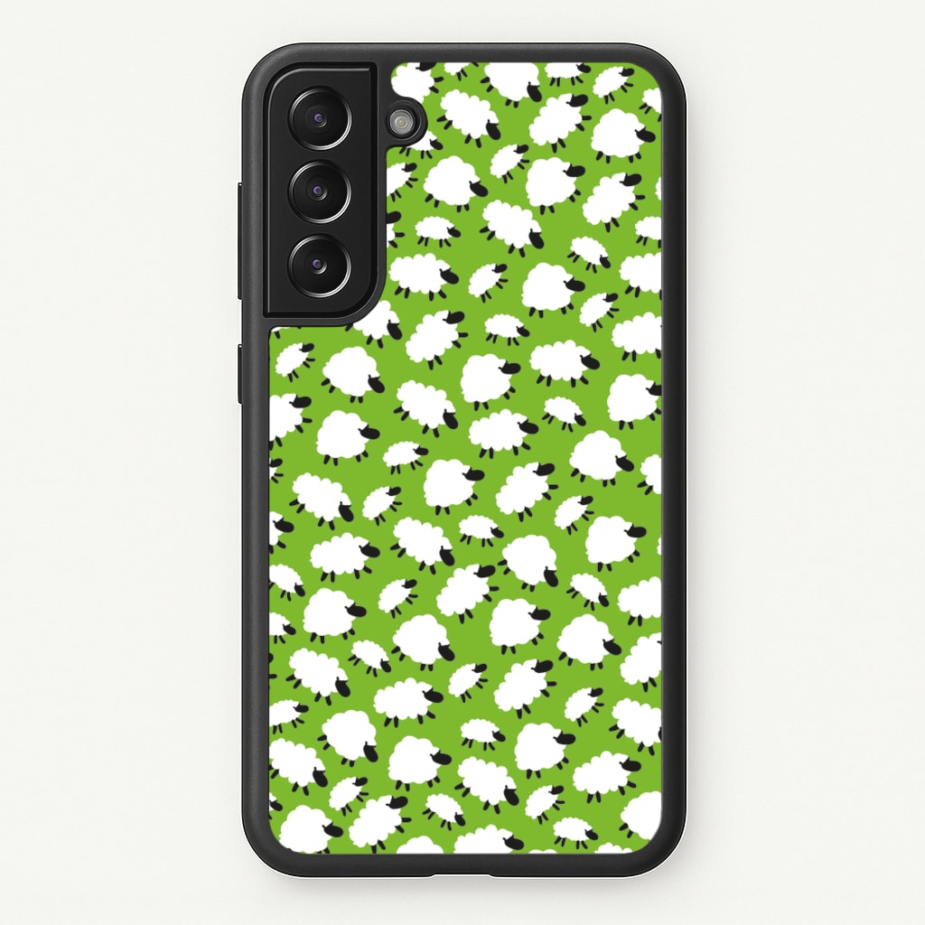 Sheep - Easter Patterns  - Easter Phone Case for Galaxy S21