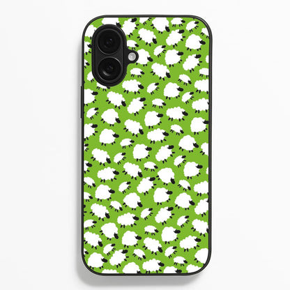 Sheep - Easter Patterns  - Easter Phone Case for iPhone 16 Plus