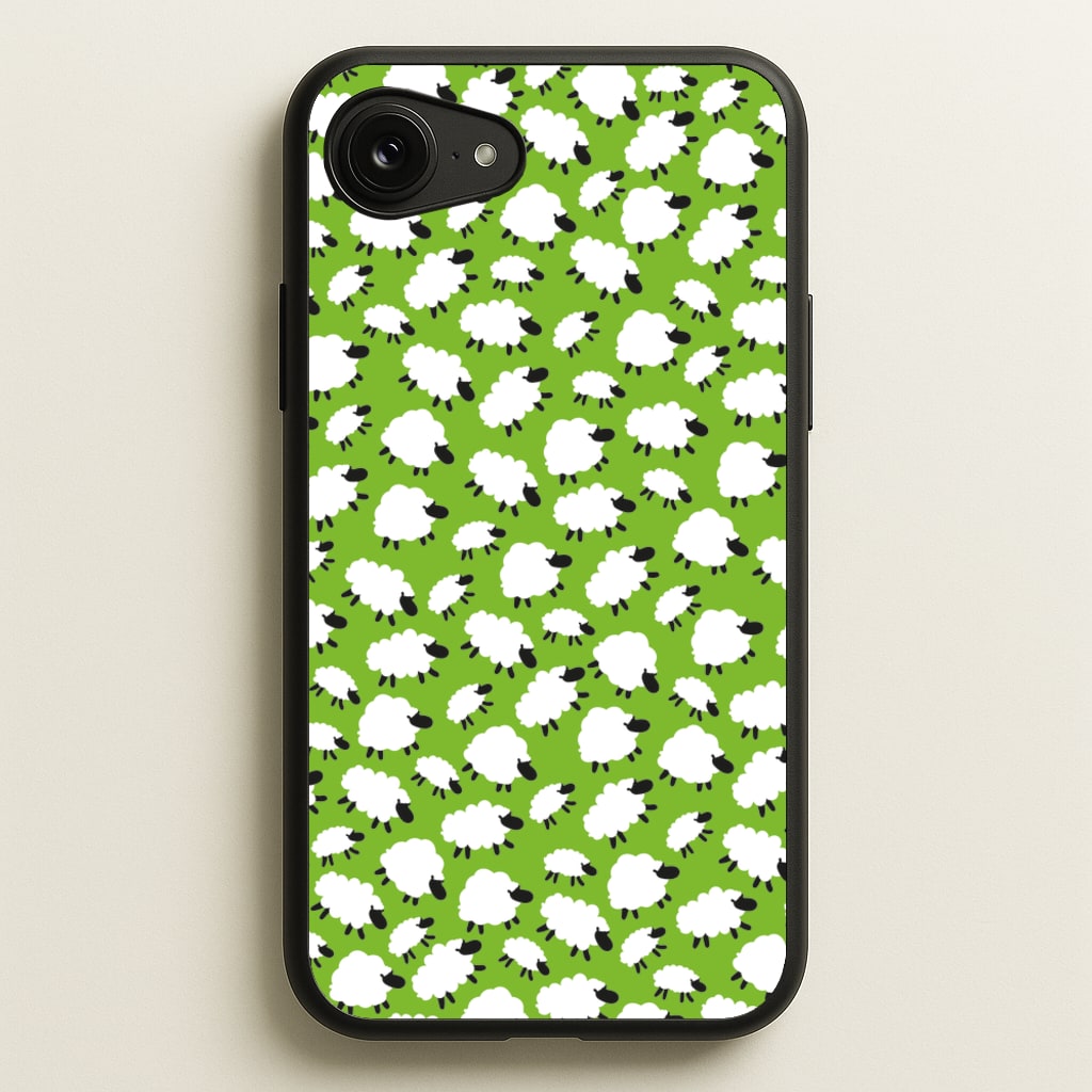 Sheep - Easter Patterns  - Easter Phone Case for iPhone 16e