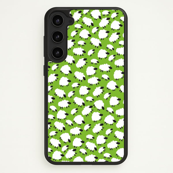 Sheep - Easter Patterns  - Easter Phone Case for Galaxy S23