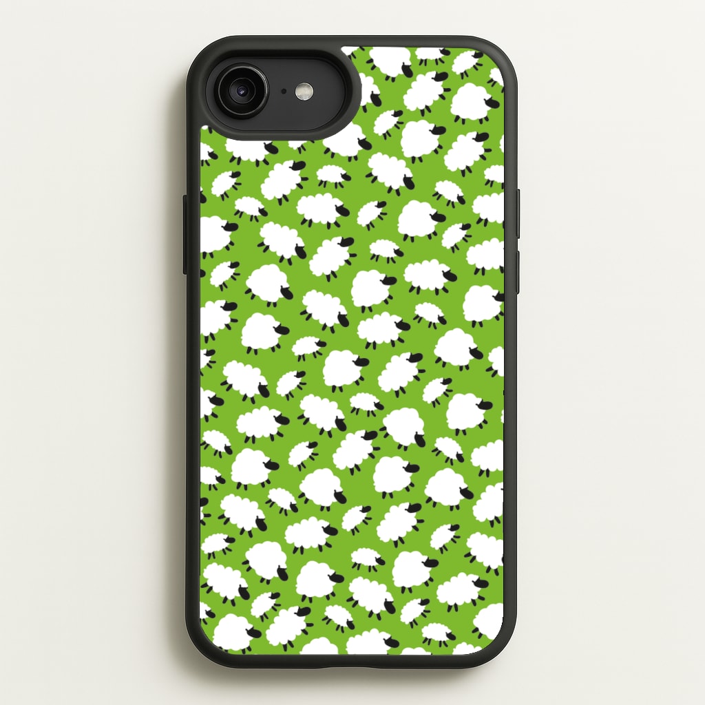 Sheep - Easter Patterns  - Easter Phone Case for iPhone 6 Plus / 7 Plus / 8 Plus