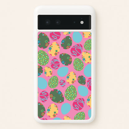 Pink Easter Eggs - Easter Patterns  - Easter Phone Case for Google Pixel 6