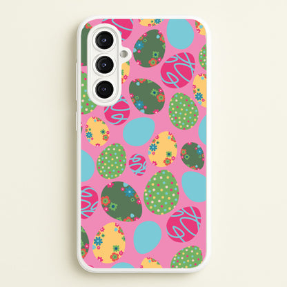 Pink Easter Eggs - Easter Patterns  - Easter Phone Case for Galaxy A16