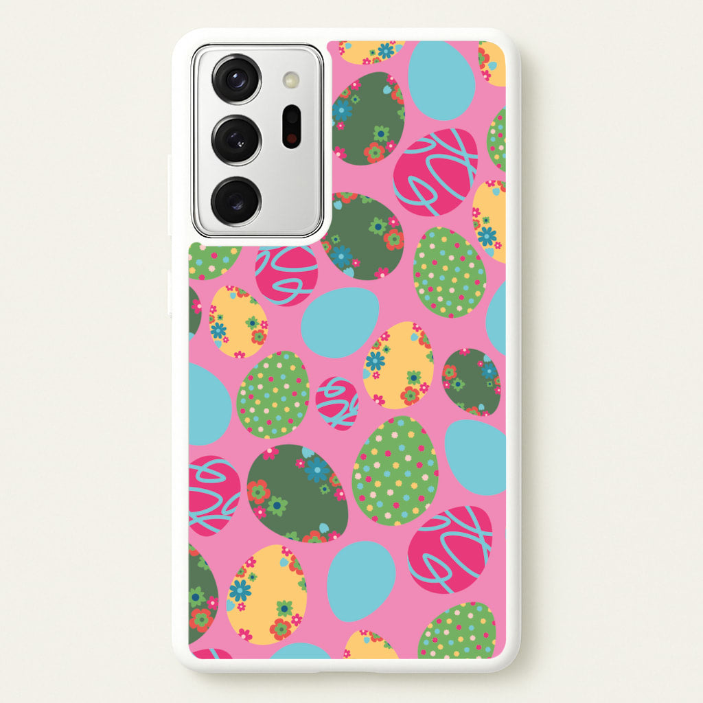 Pink Easter Eggs - Easter Patterns  - Easter Phone Case for Galaxy Note 20 Ultra
