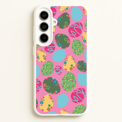 Pink Easter Eggs - Easter Patterns  - Easter Phone Case for Galaxy A56