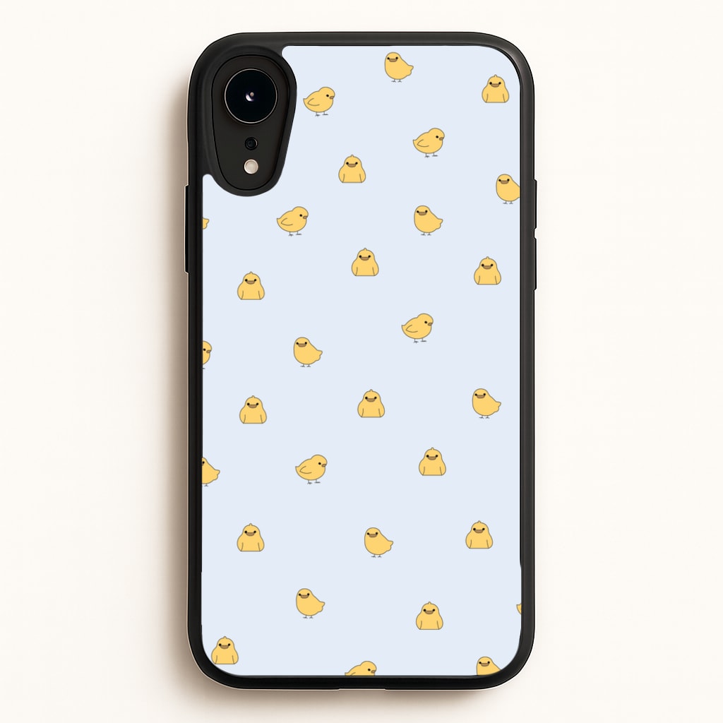 Chicks - Easter Patterns  - Easter Phone Case for iPhone XR