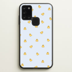 Chicks - Easter Patterns  - Easter Phone Case for Galaxy A21s