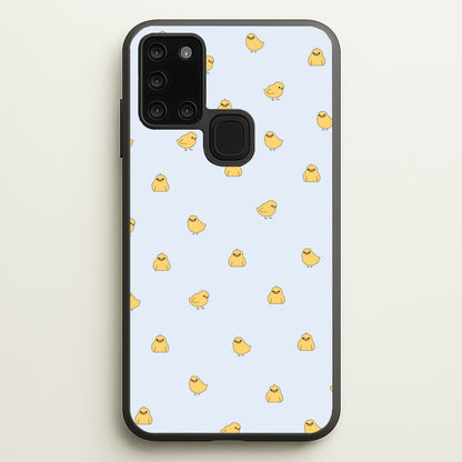 Chicks - Easter Patterns  - Easter Phone Case for Galaxy A21s