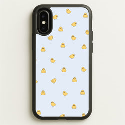 Chicks - Easter Patterns  - Easter Phone Case for iPhone X / XS