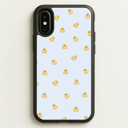 Chicks - Easter Patterns  - Easter Phone Case for iPhone X / XS