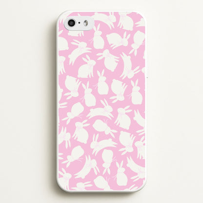 Bunnies And Bows - Easter Patterns  - Easter Phone Case for iPhone 5 / 5s / SE 2016