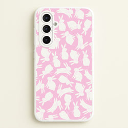 Bunnies And Bows - Easter Patterns  - Easter Phone Case for Galaxy A16
