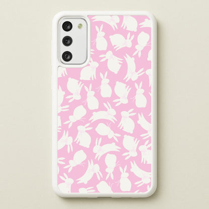 Bunnies And Bows - Easter Patterns  - Easter Phone Case for Galaxy A41