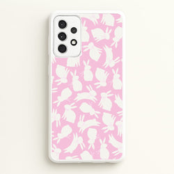 Bunnies And Bows - Easter Patterns  - Easter Phone Case for Galaxy A52 / A52s