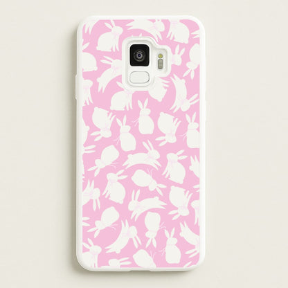 Bunnies And Bows - Easter Patterns  - Easter Phone Case for Galaxy S9