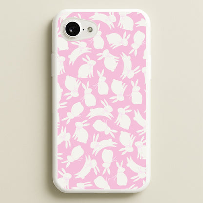 Bunnies And Bows - Easter Patterns  - Easter Phone Case for iPhone 16e