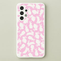 Bunnies And Bows - Easter Patterns  - Easter Phone Case for Galaxy A13