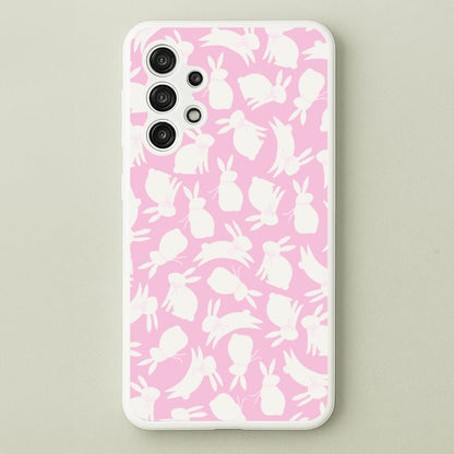 Bunnies And Bows - Easter Patterns  - Easter Phone Case for Galaxy A13