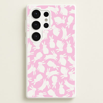 Bunnies And Bows - Easter Patterns  - Easter Phone Case for Galaxy S25 Ultra