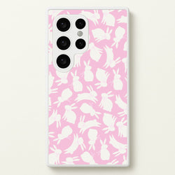Bunnies And Bows - Easter Patterns  - Easter Phone Case for Galaxy S24 Ultra