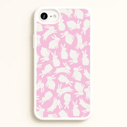 Bunnies And Bows - Easter Patterns  - Easter Phone Case for iPhone 6 / 7 / 8 / SE