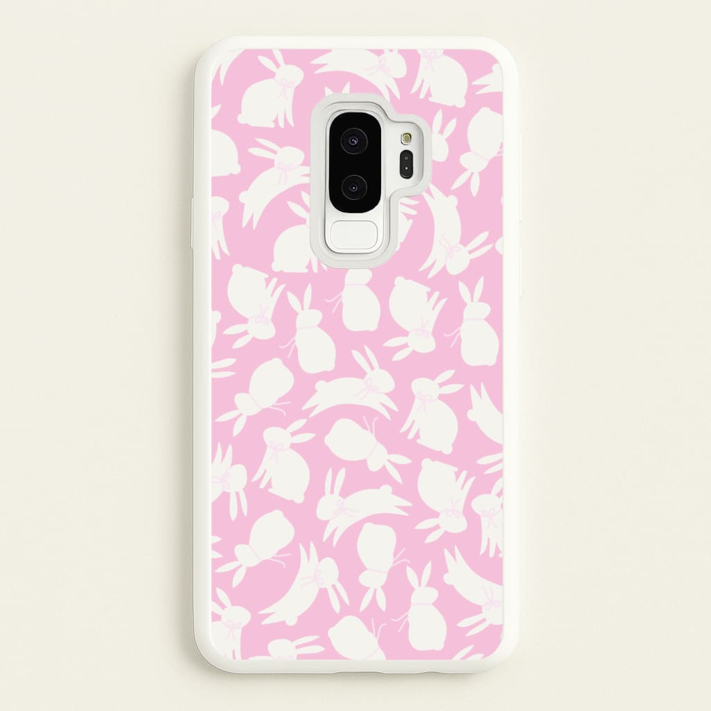 Bunnies And Bows - Easter Patterns  - Easter Phone Case for Galaxy S9 Plus