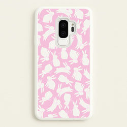 Bunnies And Bows - Easter Patterns  - Easter Phone Case for Galaxy S9 Plus