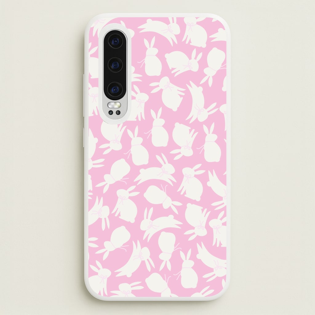 Bunnies And Bows - Easter Patterns  - Easter Phone Case for Huawei P30