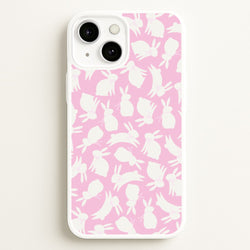 Bunnies And Bows - Easter Patterns  - Easter Phone Case for iPhone 13 Mini