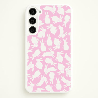 Bunnies And Bows - Easter Patterns  - Easter Phone Case for Galaxy S23