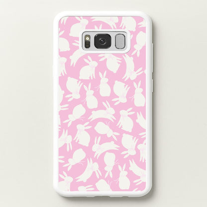 Bunnies And Bows - Easter Patterns  - Easter Phone Case for Galaxy S8 Plus