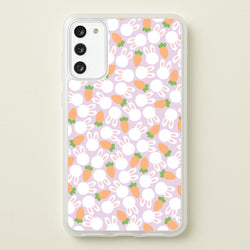 Rabbits And Carrots - Easter Patterns  - Easter Phone Case for Galaxy S20FE