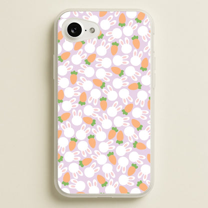 Rabbits And Carrots - Easter Patterns  - Easter Phone Case for iPhone 16e