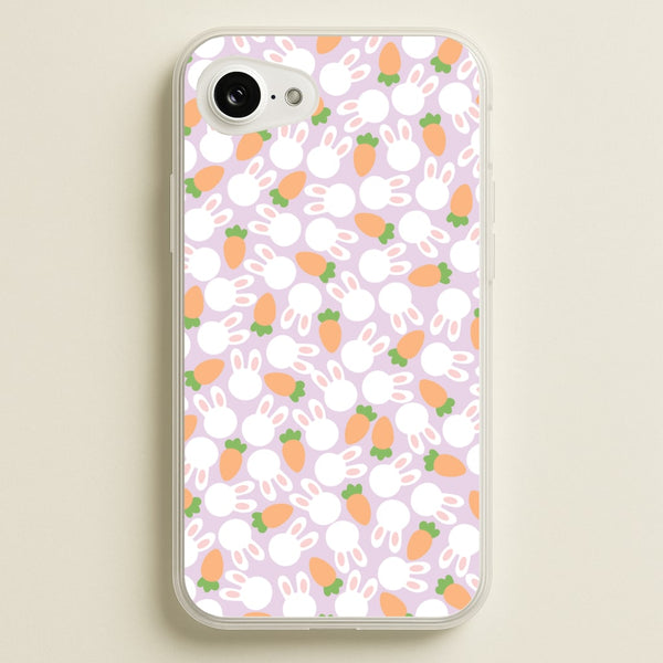 Rabbits And Carrots - Easter Patterns  - Easter Phone Case for iPhone 16e