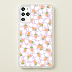 Rabbits And Carrots - Easter Patterns  - Easter Phone Case for Galaxy S20 Plus