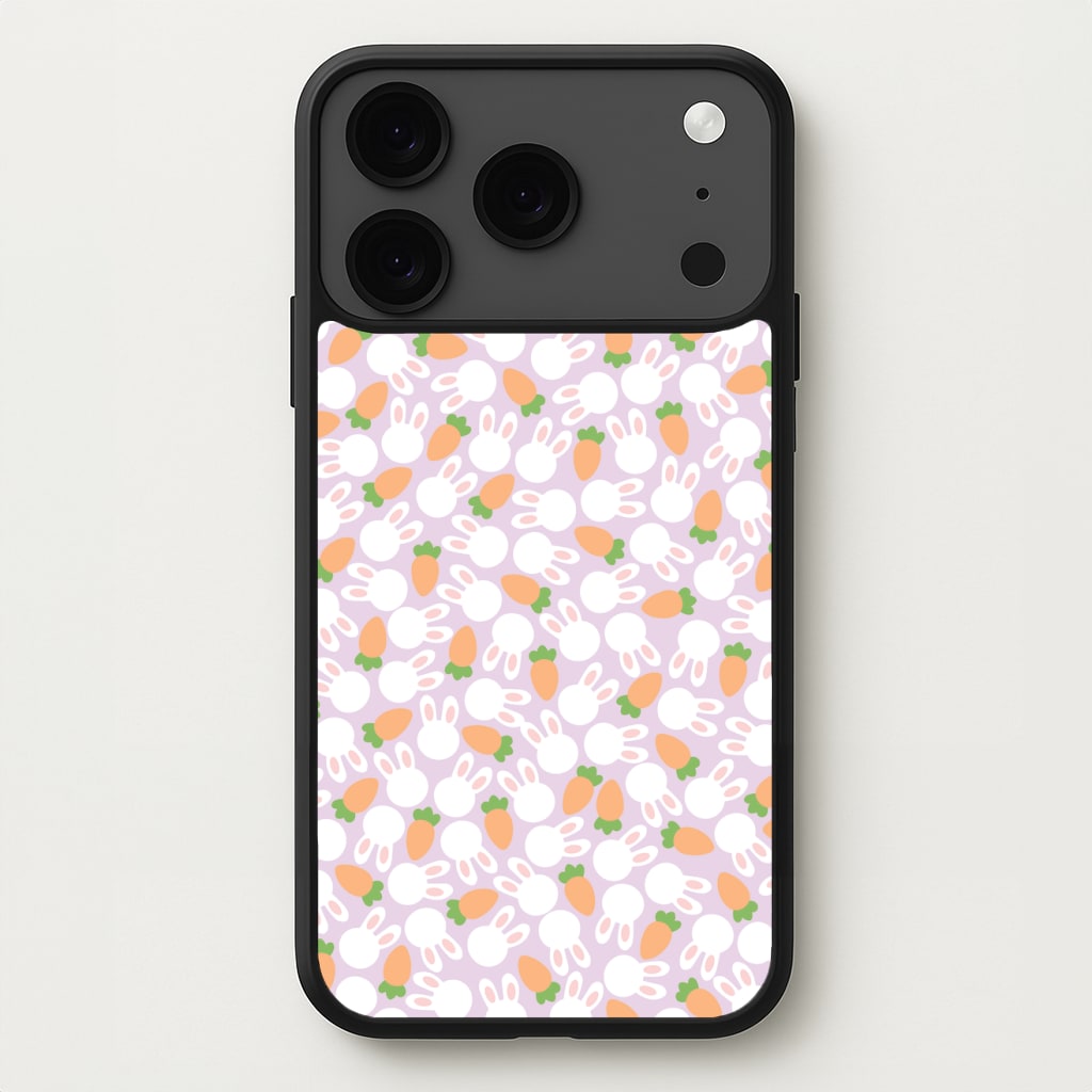 Rabbits And Carrots - Easter Patterns Phone Case for iPhone 17 Pro