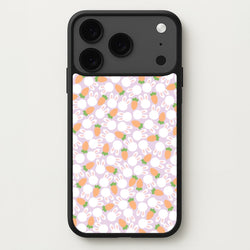 Rabbits And Carrots - Easter Patterns Phone Case for iPhone 17 Pro