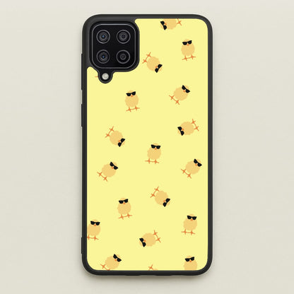 Chicks With Sunglasses Pattern  - Easter Phone Case for Galaxy A12