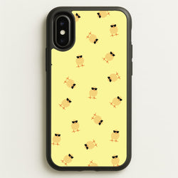 Chicks With Sunglasses Pattern  - Easter Phone Case for iPhone X / XS