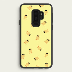 Chicks With Sunglasses Pattern  - Easter Phone Case for Galaxy S9 Plus
