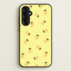 Chicks With Sunglasses Pattern  - Easter Phone Case for Galaxy A54