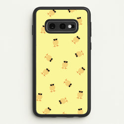 Chicks With Sunglasses Pattern  - Easter Phone Case for Galaxy S10e