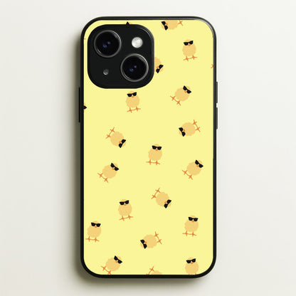 Chicks With Sunglasses Pattern  - Easter Phone Case for iPhone 15 Plus