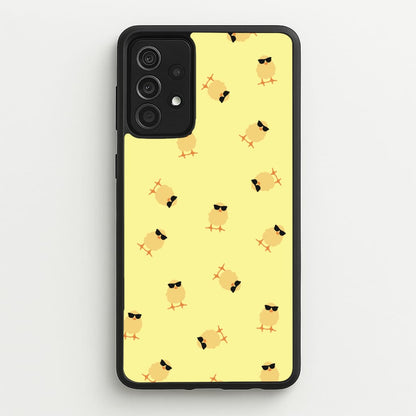 Chicks With Sunglasses Pattern  - Easter Phone Case for Galaxy A52 / A52s