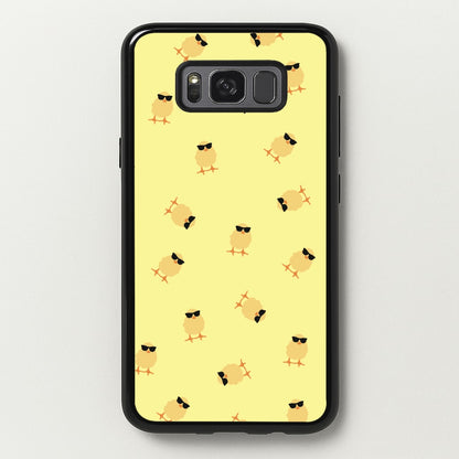 Chicks With Sunglasses Pattern  - Easter Phone Case for Galaxy S8 Plus