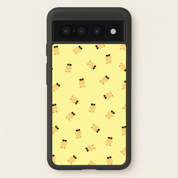 Chicks With Sunglasses Pattern  - Easter Phone Case for Google Pixel 7 Pro