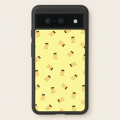 Chicks With Sunglasses Pattern  - Easter Phone Case for Google Pixel 8