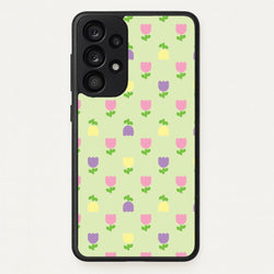 Pastel Tulips Pattern  - Easter Phone Case for Galaxy A33